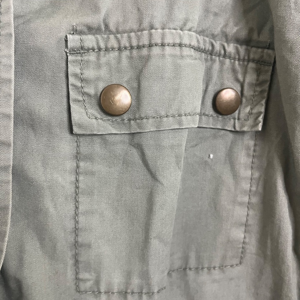 Life in Progress Olive Green Military Utility Jacket – Size M - Picture 11 of 16